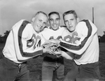 Paschal football players. Gary Waldrop, Ronny Southerland and Jimmy Dunn, co-captains