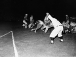 Poly-Wichita Falls football action. Billy Allen, Wichita Falls making touchdown by Al Panzera