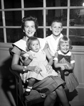 Mrs. Robert W. Brown with her children