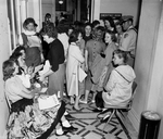 Stephenville school bus-truck accident. Group of unidentified pupils in emergency room