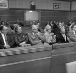 T. Gordon Ryan and Mrs. J. Warren Day Listen to City Council
