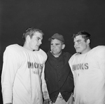 Football, Breckenridge posed. Murry Holditch, Charles Huddleston, Glen Dixon
