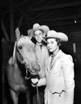 Jane Haltom Shows Her Registered Quarter Horse, Sweetie Parks, To Ronnie Bankhead