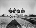 Texas Christian University (TCU) Backfield. Hunter Enis, Marshall Harris, Jack Spikes and Marvin Lasater