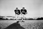 Football Texas Christian University (TCU) posed. Sherrill Headrick and Donald Floyd