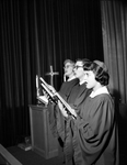 Youthful Choristers: Karen Anderson, Donnies Beggs, and Bob Chamberlain