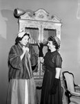 Mrs. Walter Douning, left, and Mrs. Milt Atkinson