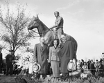 Unveiling of the Will Rogers memorial statue