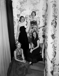 1950 Debutantes At Party