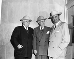 Amon Carter with Lyndon Johnson and Ernest Kurth