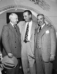 Amon Carter with Lyndon Johnson and another man