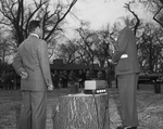 Dedication of first resident camp unit of Amon Carter Young Men's Christian Association Camp