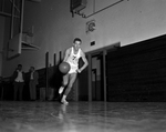 Tech basketball player Dick Jarrell pose