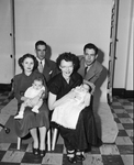 Mr. and Mrs. Sherrill Dow, with son Timothy Neal, and Mr. and Mrs. Campbell Dow with daughter, Vivian Carol