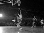 Arkansas University versus Texas Christian University (TCU) basketball game by Al Panzera