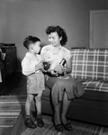 Mrs. Henry Y. Fisher with son