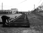 Railroad tracks for number 610