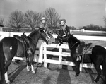 Robbie and Frank Wheelock at Southwestern Exposition and Fat Stock Show and Rodeo