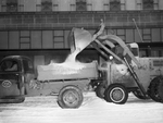 Ice and Snow Scenes: Front-end Loader of Snow Plow