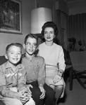 Mrs. J. Frank Lively, Jr. with sons David, and Joe