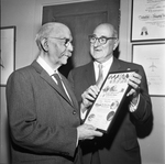 Composer Honored- Dr. Wallingford Riegger of New York with L.P. Cookingham