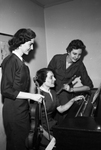 Instrumentalists: Louise Canafax, Marguerite Kyle, and Leta Noelle Thomason