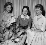 "Fiesta Flamenco" Dance Committee. Mrs. Bruce Alford, Mrs. Harold B. Sharpe, and Mrs. David Benson