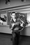 Natural History Club, Children's Museum. Rick Rolater with a Swainson's Hawk