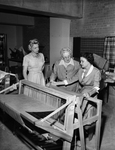 Fort Worth Art Center. Weavers, Mrs. H. B. Burr, Mrs. H. W,. Jefferson, and Miss Estella Henkel