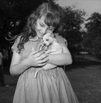 Lornie Owens with her prize winning tiny chihuahua