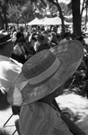 Series of hat fashions worn at Colonial National Invitation golf tournament