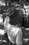 Series of hat fashions worn at Colonial National Invitation golf tournament