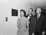 Children's Museum. Amon G. Carter Science-Education Wing dedication. Mrs. J. Lee John III, George A. Meihaus, and John Justin, Jr.