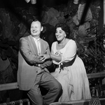 At Polynesian Village, Waiter Cassel and Kay Armen