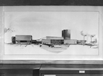 Architect's drawing of Fort Worth Art Center