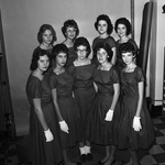 Riverside Junior High School "Bluettes", Glenda Blanton, Delaine Broadie, Ruth Moore, Linda Proffitt, Jeannine Rushing, Linda Williams, Joyce Stroup, Joyce Farr, and Jana Moser