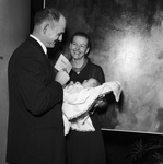 Joe Ferrel Hobbs with wife, Kay and daughter Kathryn