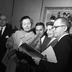 Guests at the Dedication of the Amon Carter Museum of Western Art