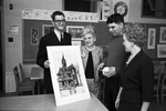 Paul Koeppe, Mrs. Flossie Kysar, Joe Bohm, and Mrs. Beatrice Dunning