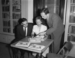 George Bragg, Mrs. Don Thompson, and Dr. Albert M. Goggans