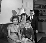 Mrs. Ben Kuykendall with Her Children