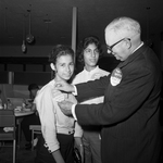 Judge J. C. Duvall, Maria de Pelar Martinez and Rasmille Mazlum