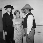 Junior Woman's Club; Charles B. Harris, Grover C. Riddle, Jr. with Mrs. Jules Goldstein