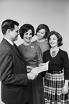 National Society of Interior Designers; Eugene Frazier of Dallas, with Elaine Gibbs, Beverly Jean Smith of Lazbuddie, and Mrs. Dennis C. Richardson