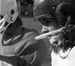 Tarrant County Youth Council; football game Westside "Saints" vs. Eastside "Bunnies"