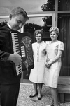 Dale Johnson, with Mrs. William W. Wilcox, Mrs. Lewis A. Sebesta