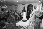 Fashion collection by Pauline Trigere; Sable Capuchon by Jarrold Cabluck