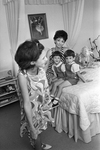 Mrs. Harold A. Klotz, with children Marsha