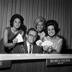 Mayor Bayard Friedman With Donna Lewis, Peggy Bates, and Jackie Allen.