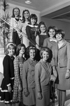 Miss Teenage Fort Worth finalists; Pam French, Nicki Thompson, Jonni Kay Johnson, Jan Hill, Melinda Borne, Ellen Anderson, Karen Cox, Ellen E. Brownlee, Joy L. McSpadden, Mollie Hicks by Harry Cabluck